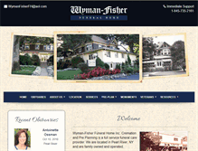 Tablet Screenshot of pearlriverfuneralhome.com